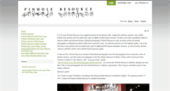 Desktop Screenshot of pinholeresource.com